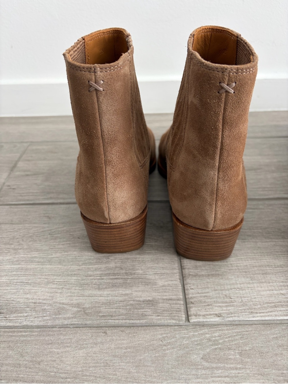 rag & bone Tan Suede Ankle Boots - Picture 2 of 10